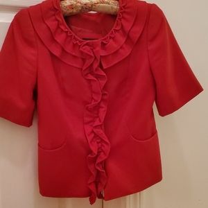 Red Ruffle jacket
